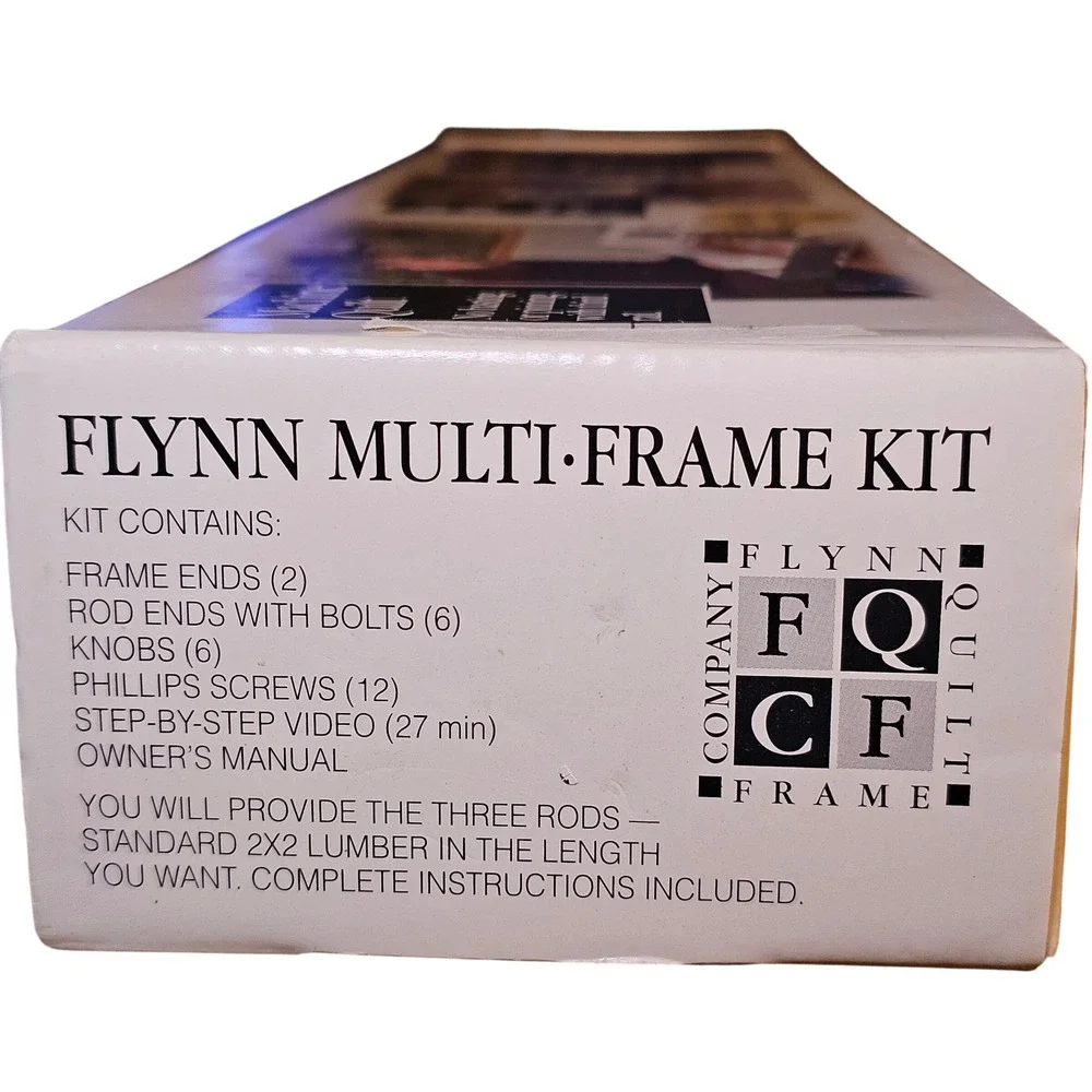Flynn Quilt Company Multi-Frame Kit Machine Hand Quilting No-Baste System 2002